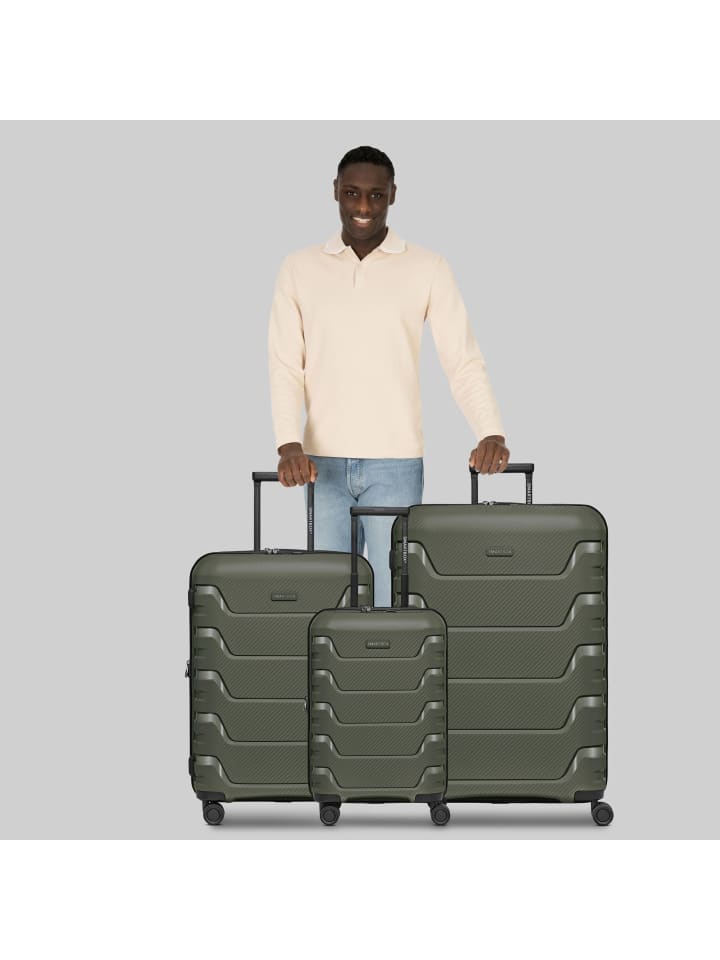 Smartbox Edition 01 4 Rollen Kofferset 3-teilig mit Dehnfalte in olive günstig kaufen onesize
