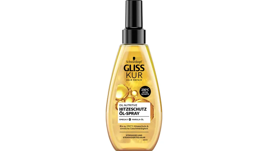 GLISS KUR Spray 150 ml Hitzeschutz Öl-Spray Oil Nutritive 150 ml