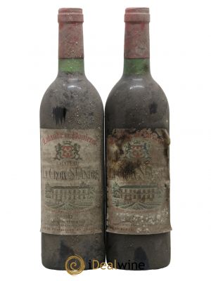 Château La Croix Saint André  1982 - Lot de 2 Bouteilles