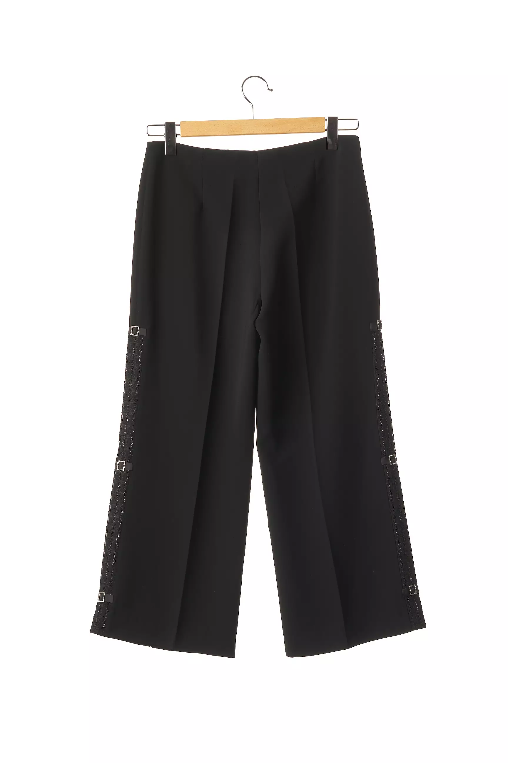 Patio By Enrico Cavali Pantalons Larges Femme couleur noir