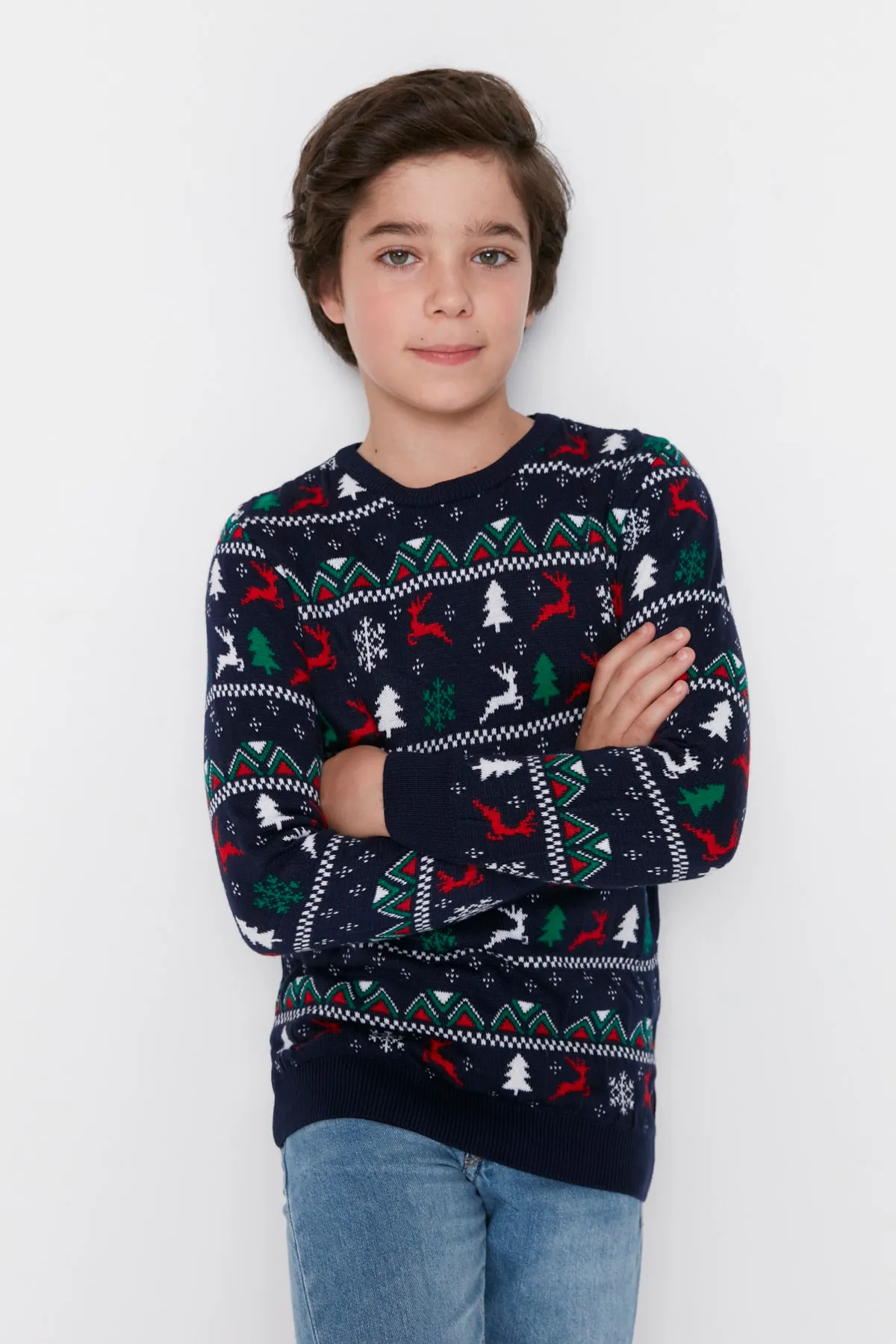 TRENDYOLKIDS  Pullover - Dunkelblau - Regular Fit