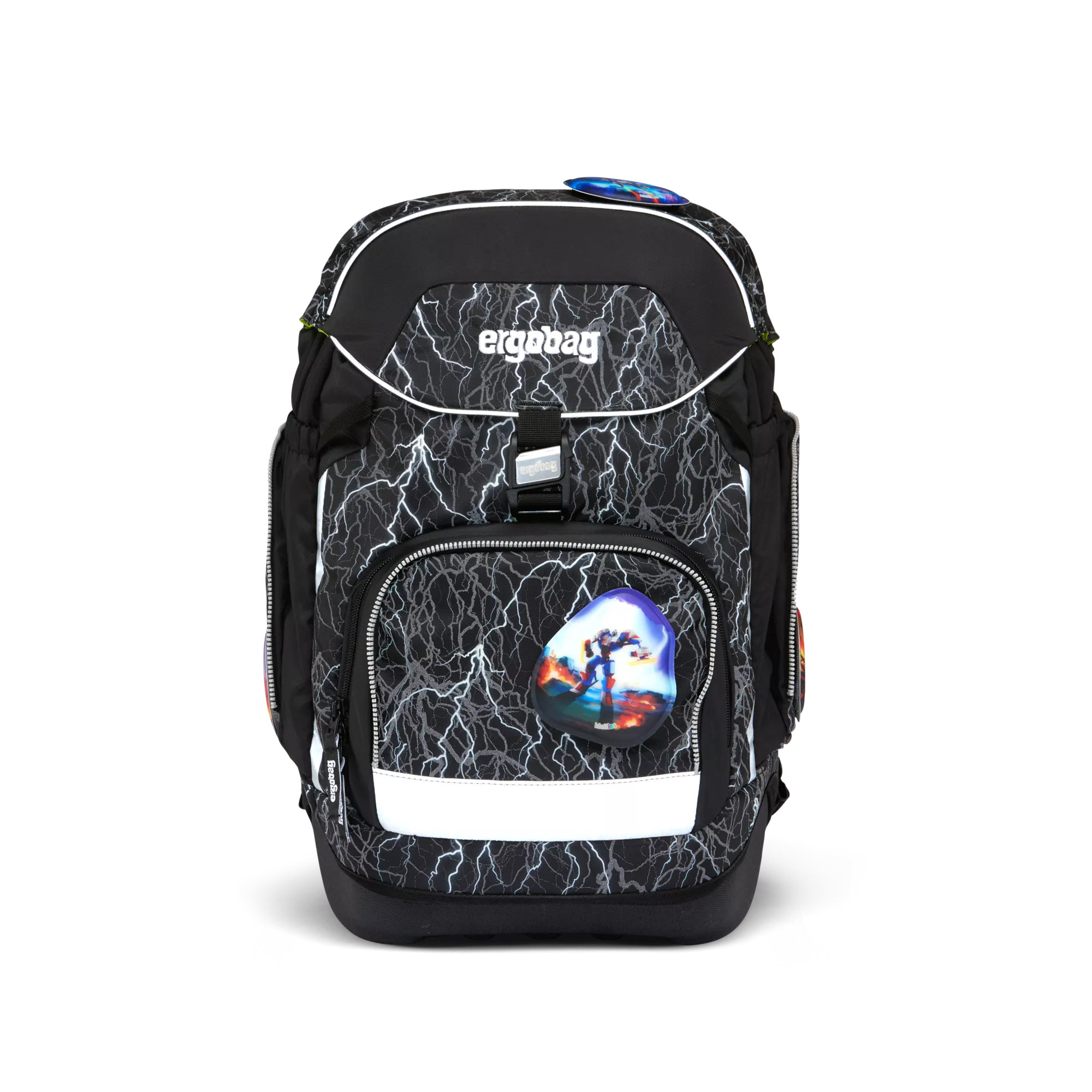 ergobag Schulrucksack-Set Super Reflektbär