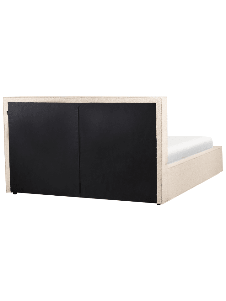 Beliani Doppelbett MOISSAC in Beige - (W) 197 x (H) 108 x (L) 224 cm günstig kaufen onesize