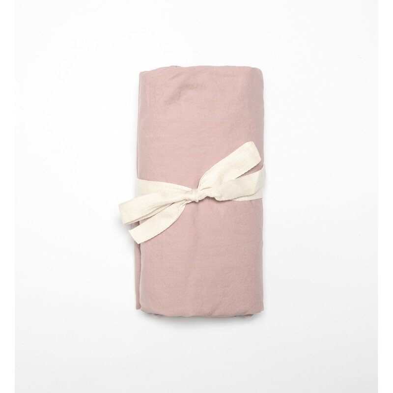 Drap-housse en Percale de Coton Bio lavé 1 personne