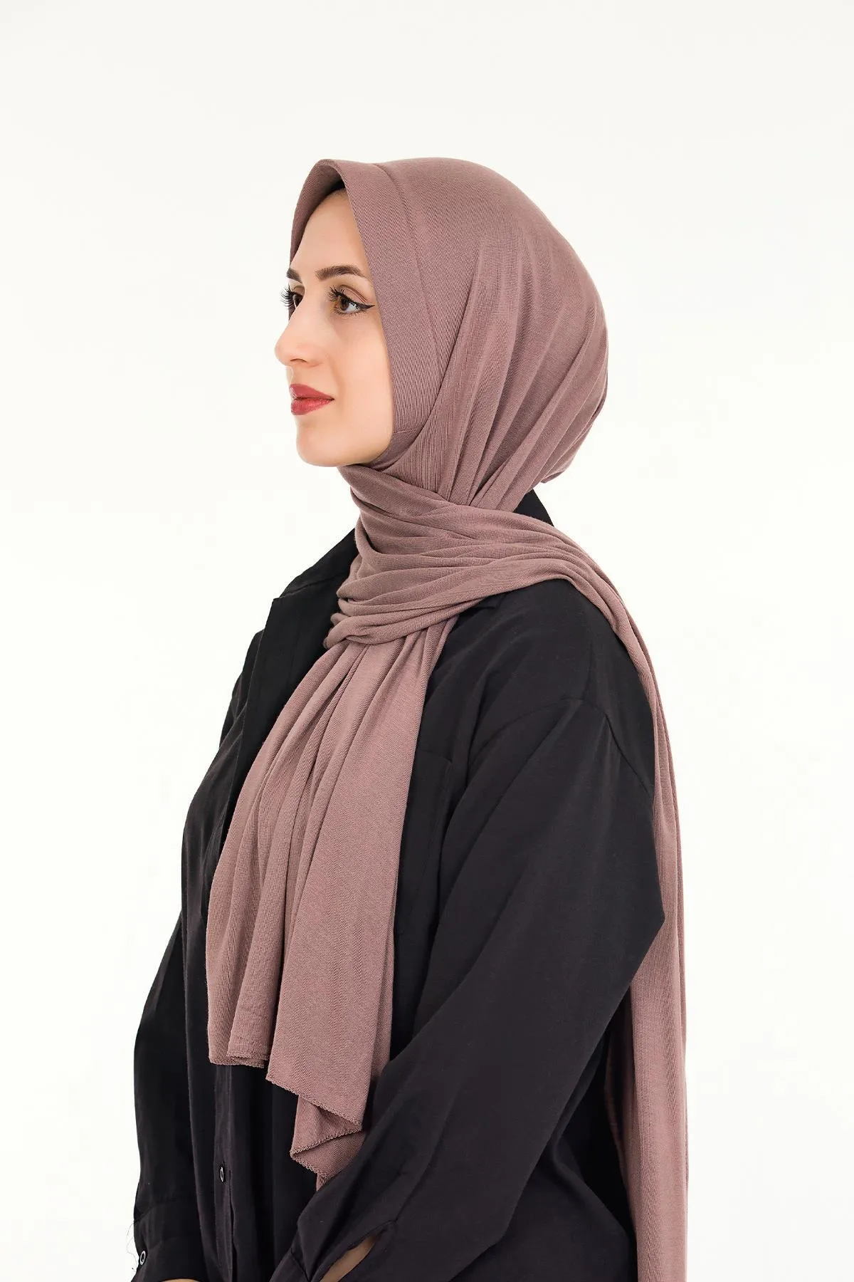 Sensu  Praktischer, aufsteckbarer Hijab-Schal aus gekämmter Baumwolle