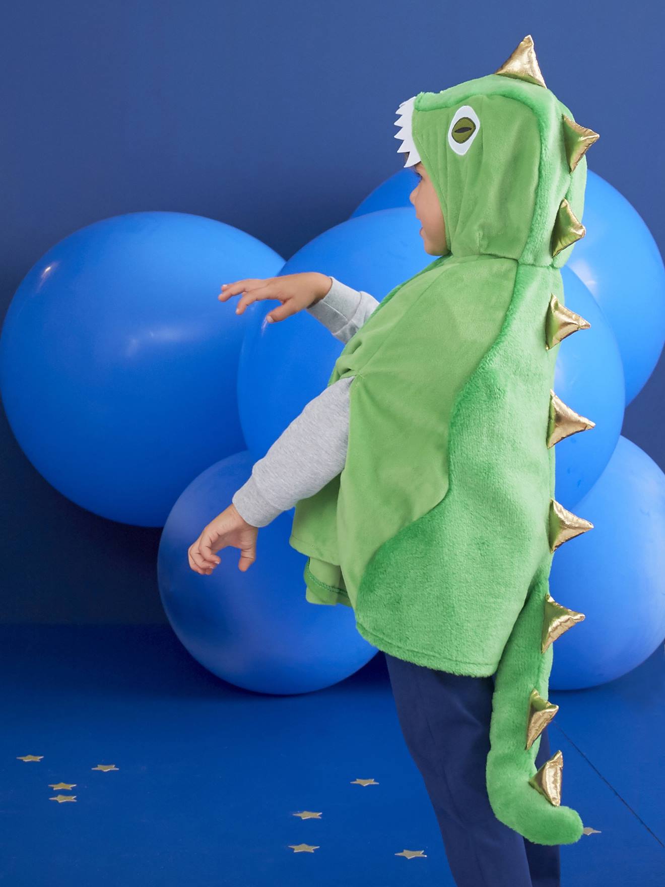 Déguisement dinosaure vert