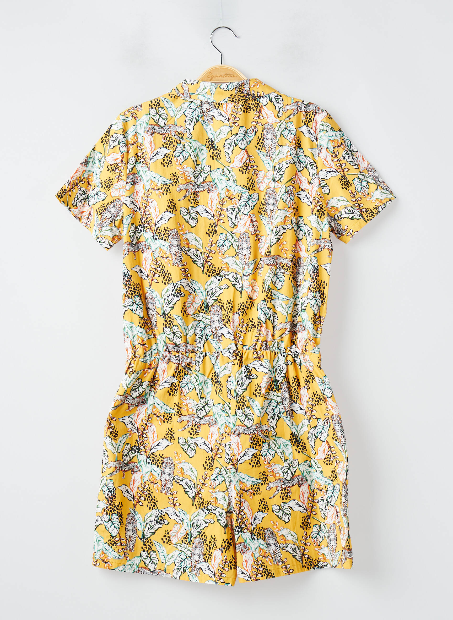 C Est Beau La Vie Combi Shorts Femme couleur jaune