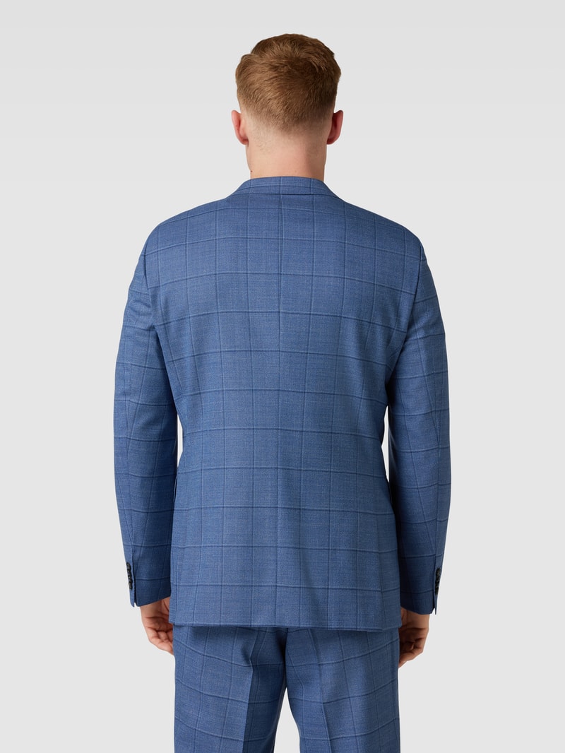 2-Knopf-Sakko mit Allover-Muster Modell 'Jeckson' in blau
