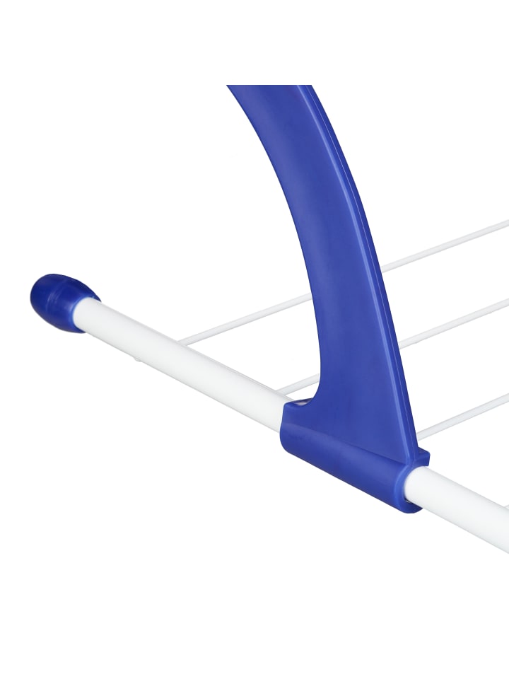 relaxdays Hängetrockner in Weiß/ Blau - (B)51 x (H)15,5 x (T)73 cm günstig kaufen onesize