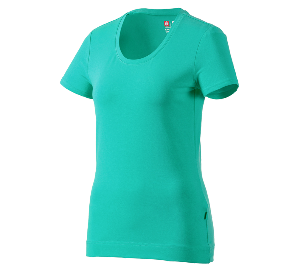 e.s. T-Shirt cotton stretch, Damen