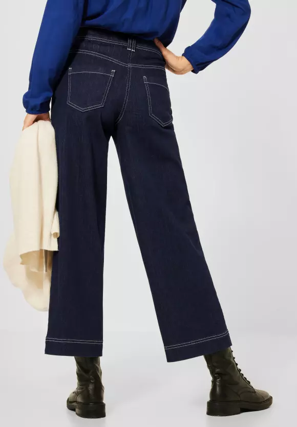 CECIL Slim Fit Denim mit Wide Legs