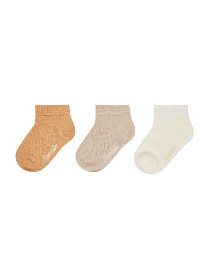 Sterntaler Sneaker-Socken 3er-Pack uni in sand günstig kaufen 18
