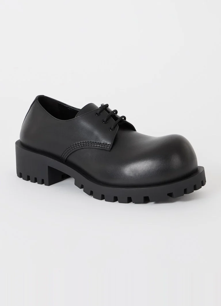 Balenciaga Hummer Derby ze skóry cielęcej