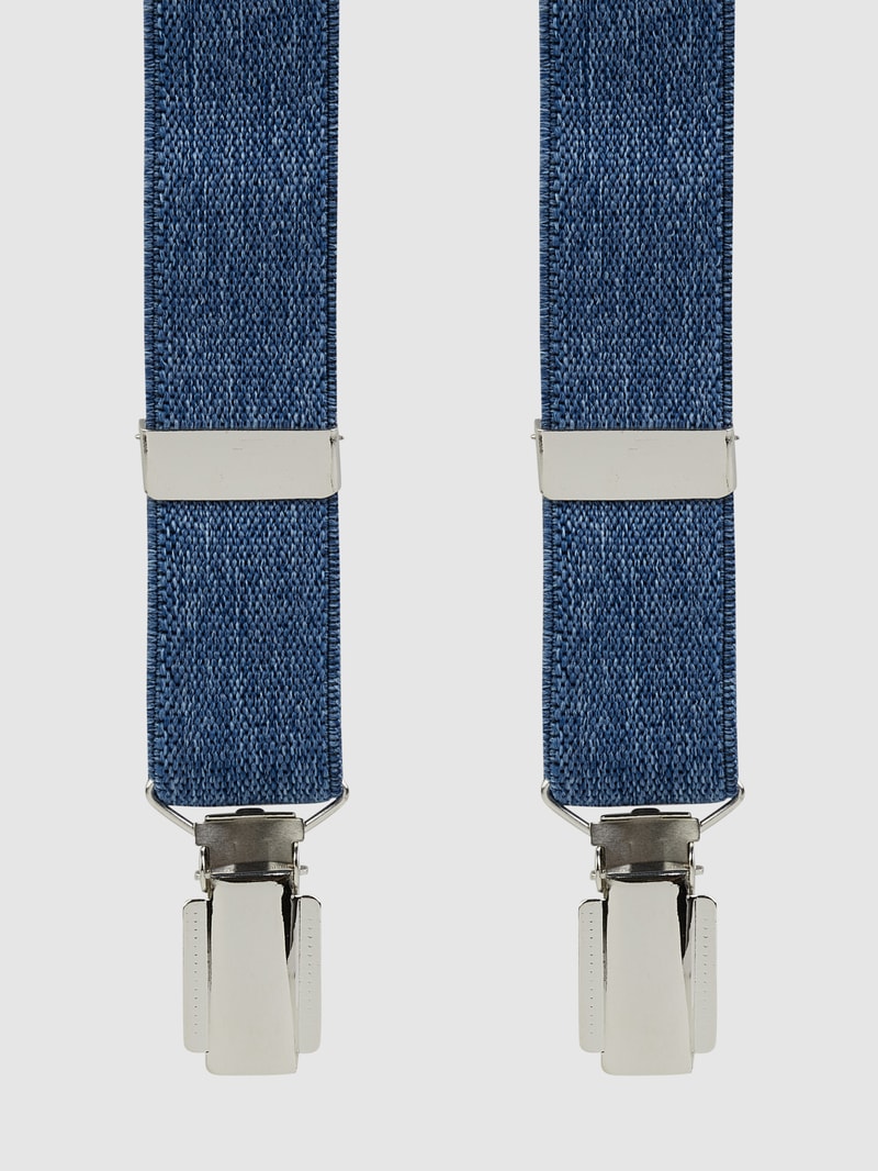Hosenträger in X-Form in blau