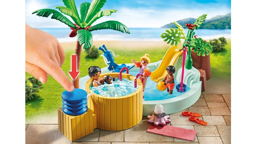 PLAYMOBIL 71529 - my Life - Kinderbecken mit Whirlpool