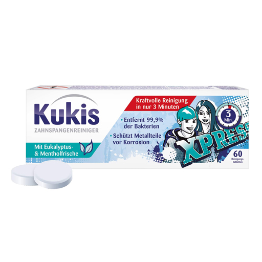 KUKIS Zahnspangenreiniger  2X30 St