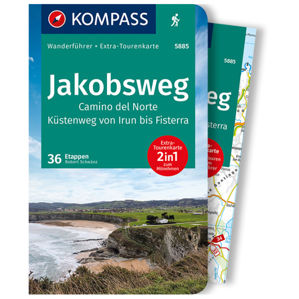 Kompass - Jakobsweg Camino del Norte - Wanderführer