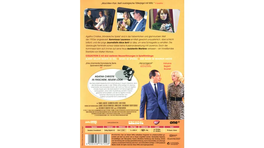 Agatha Christie - Mörderische Spiele - Collection 5  [2 DVDs]