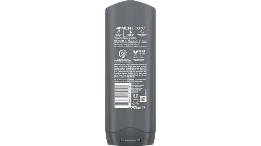 Dove Men+Care 3-in-1 Pflegedusche 3-in-1 Endurance 250 ml