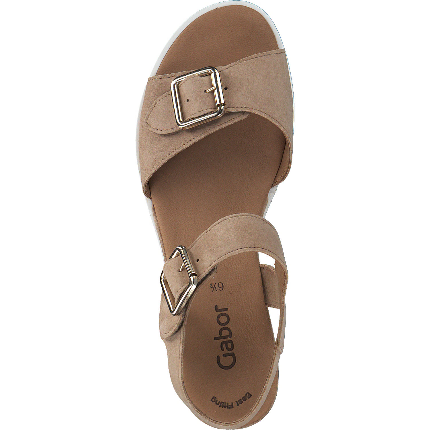 Gabor 24.770, Keilsandaletten, Damen, caramel