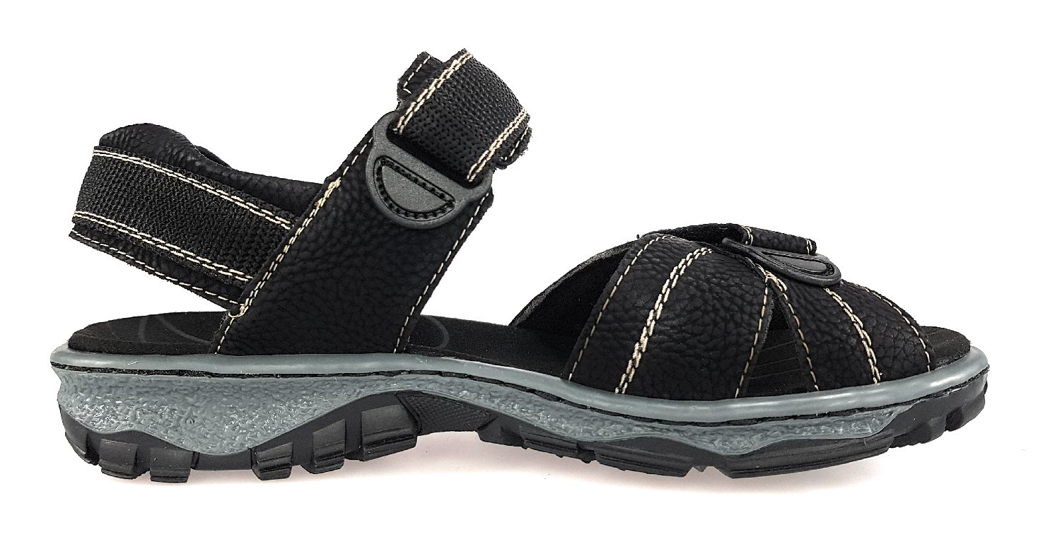 Rieker Wildebuk 68851-02 Blau 02 Schwarz