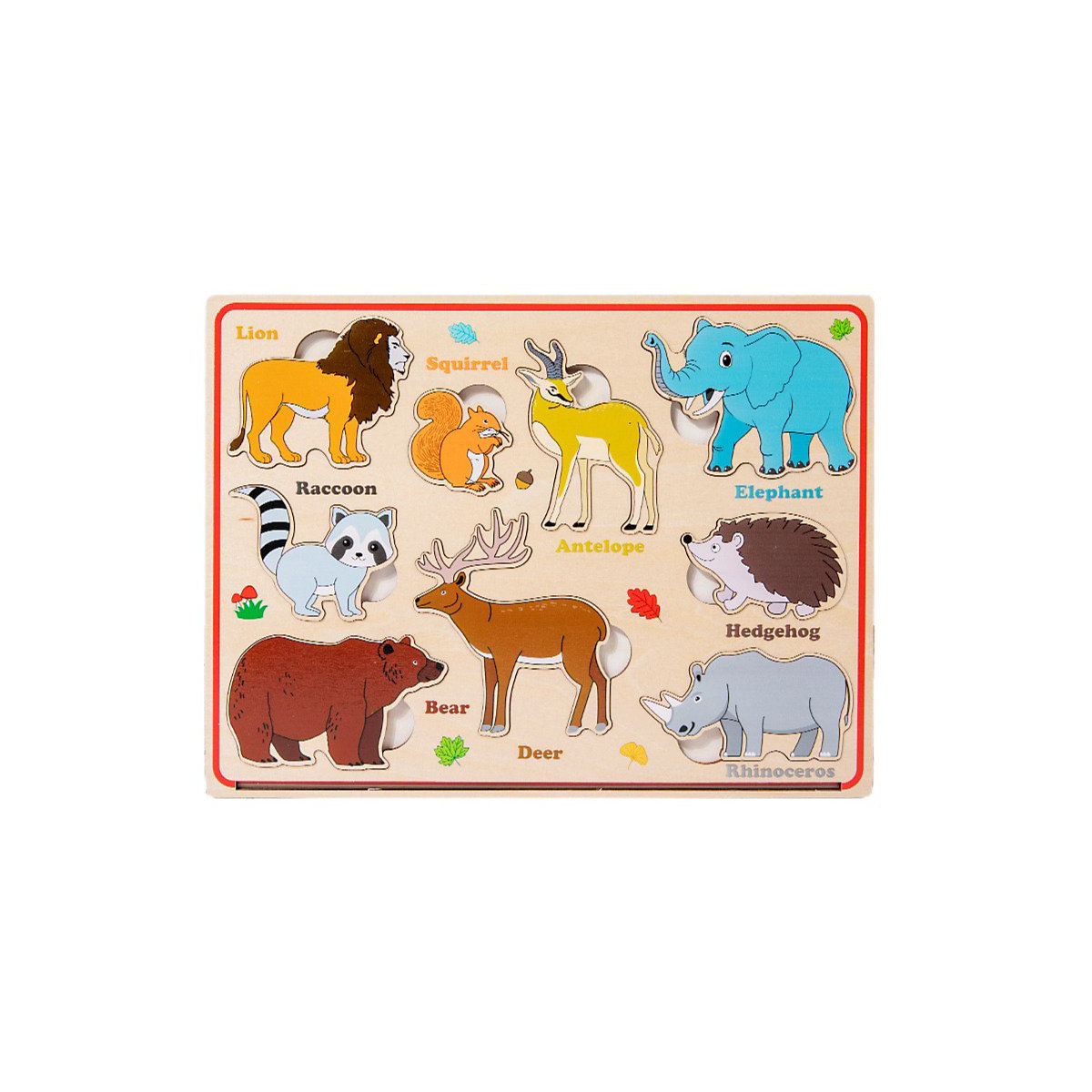 Magnetische Kinderpuzzles aus Holz für frühes Lernen 3D Tier Spielzeug Magnet Puzzle