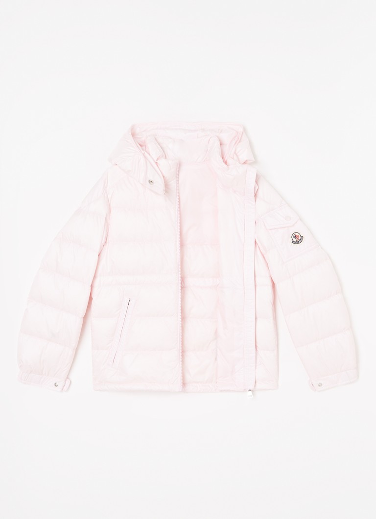 Jachetă matlasată Moncler Dalles cu umplutură de puf și șnur reglabil.