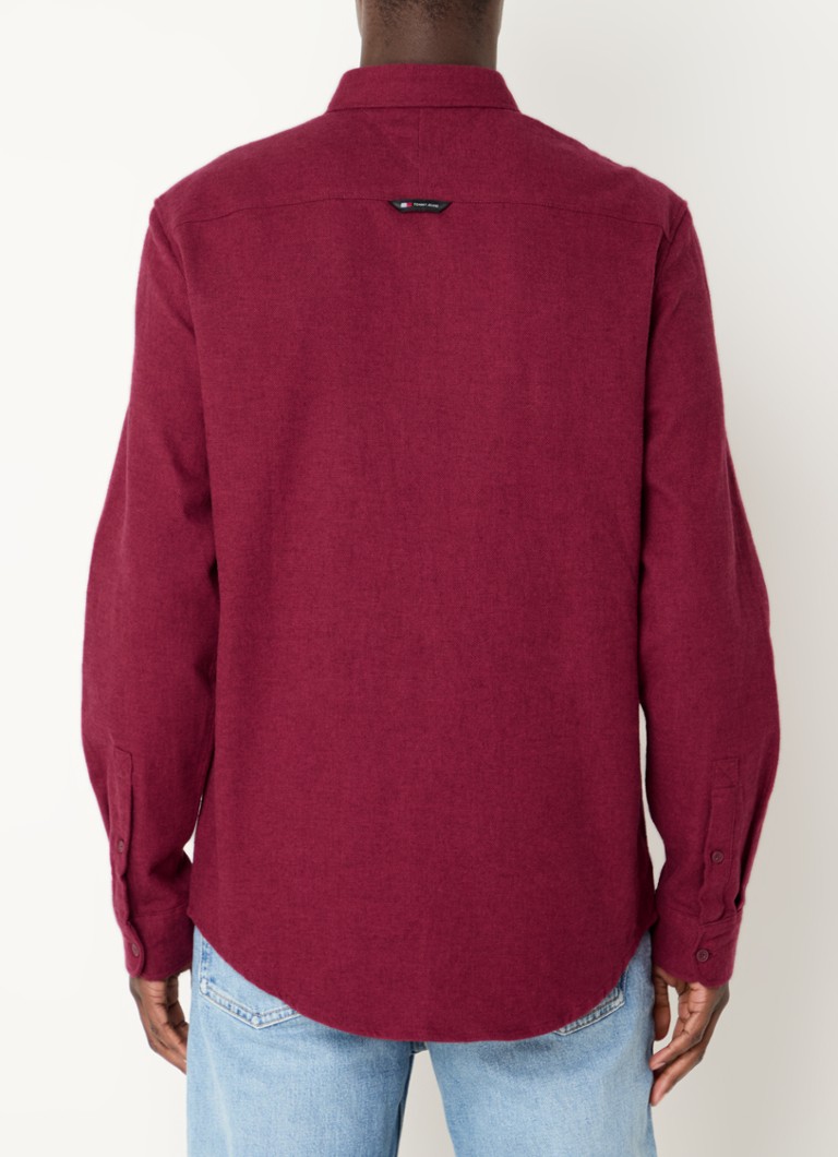 Tommy Hilfiger košulja regularnog kroja s vezom logotipa