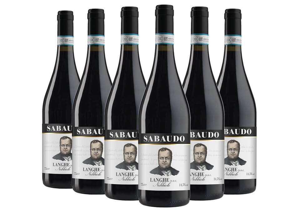 Langhe DOC Nebbiolo 2022 Sabaudo 6 bouteilles de 0,75 ℓ