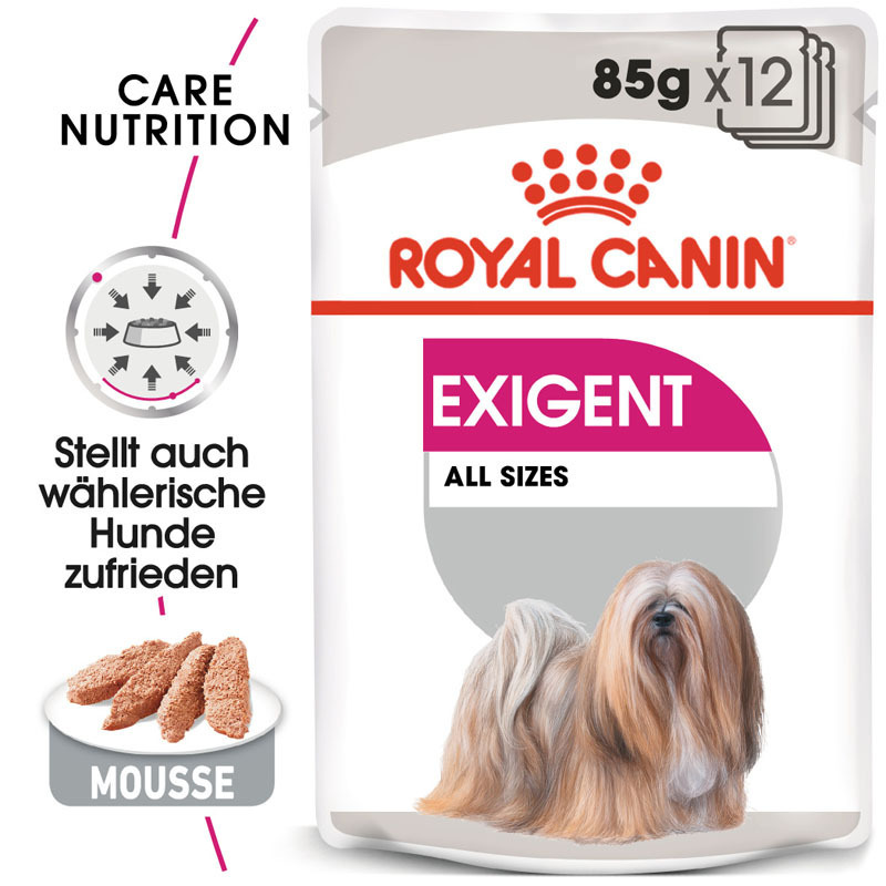 ROYAL CANIN Hundenassfutter ROYAL CANIN Exigent 12x85g