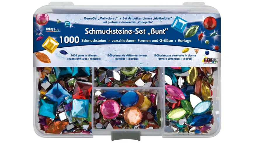 KREUL Schmucksteine Set Bunt