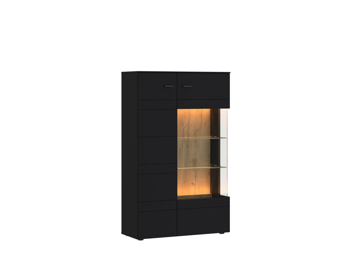 Vitrine Jacky Schwarz 85 x 141 cm