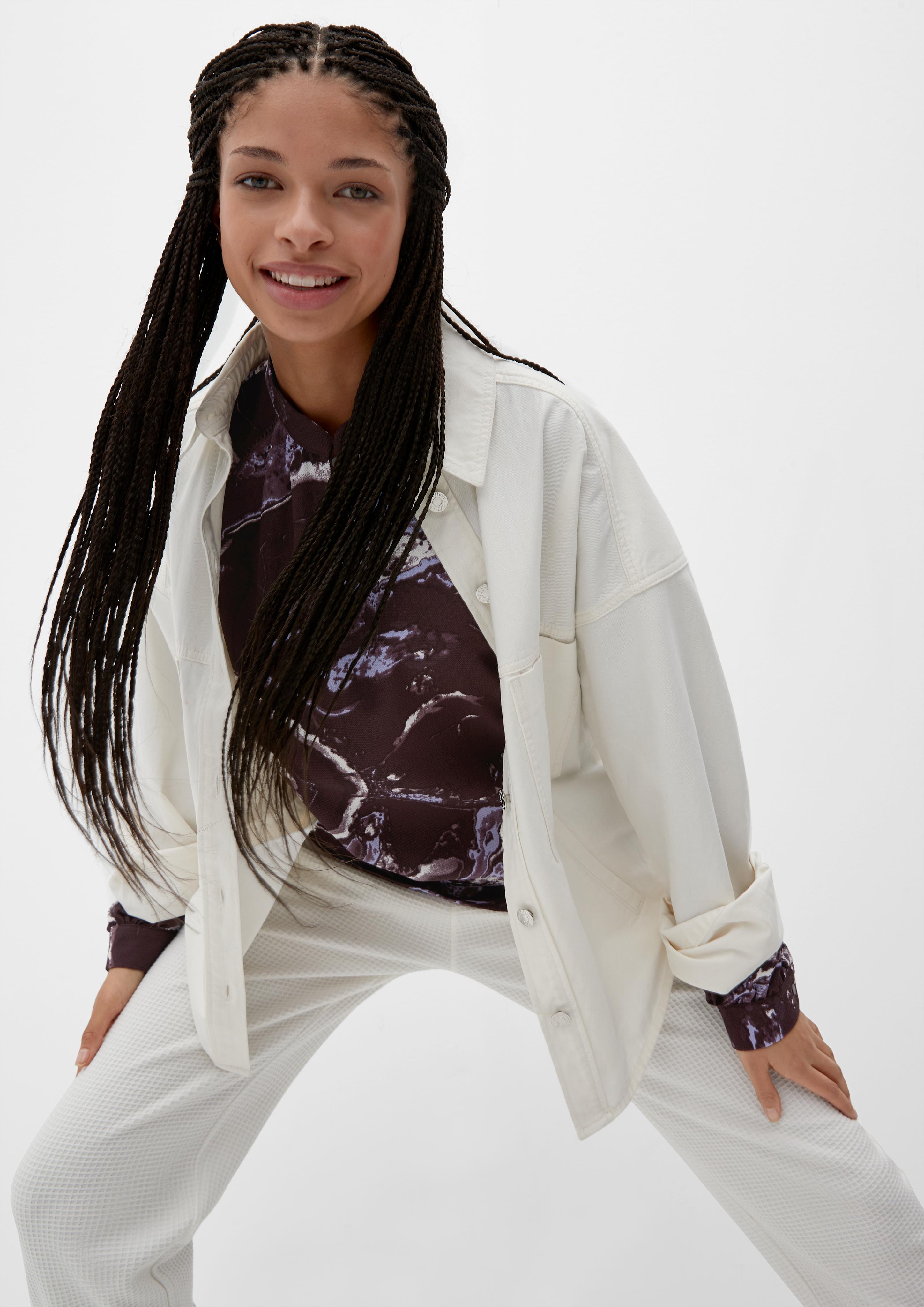 Bluse mit Lochstickerei  2120017-49A0