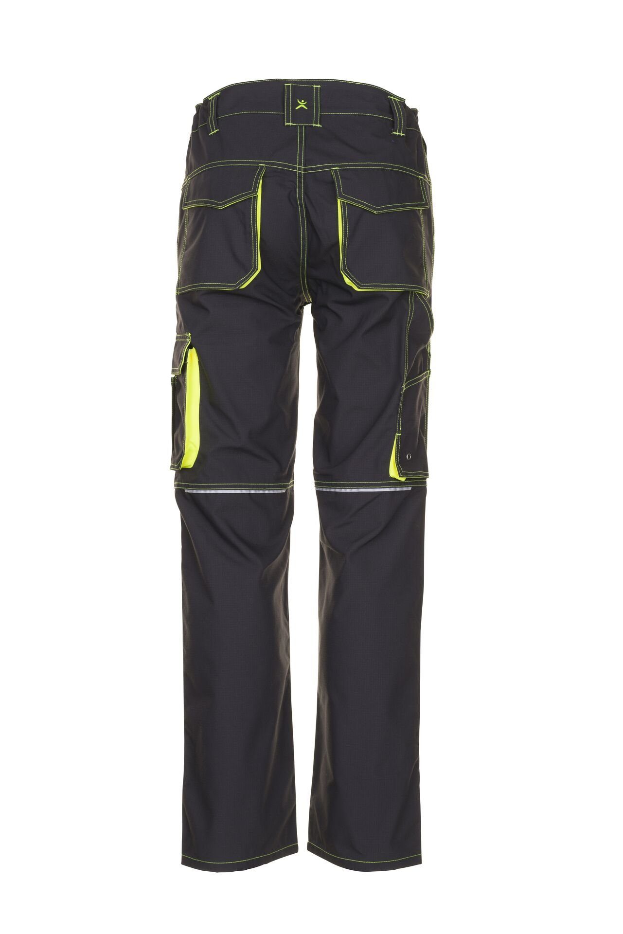 Planam Arbeitshose Bundhose Basalt Neon anthrazit/gelb Größe 52 (1-tlg)