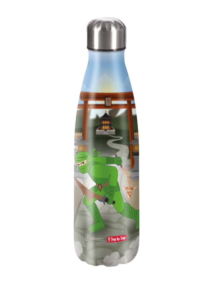 Step by Step Step by Step Isolierte Edelstahl-Trinkflasche 