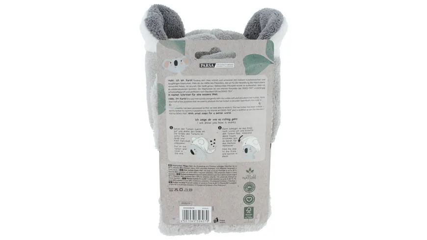 PARSA Beauty Haarturban mit Koalaohren