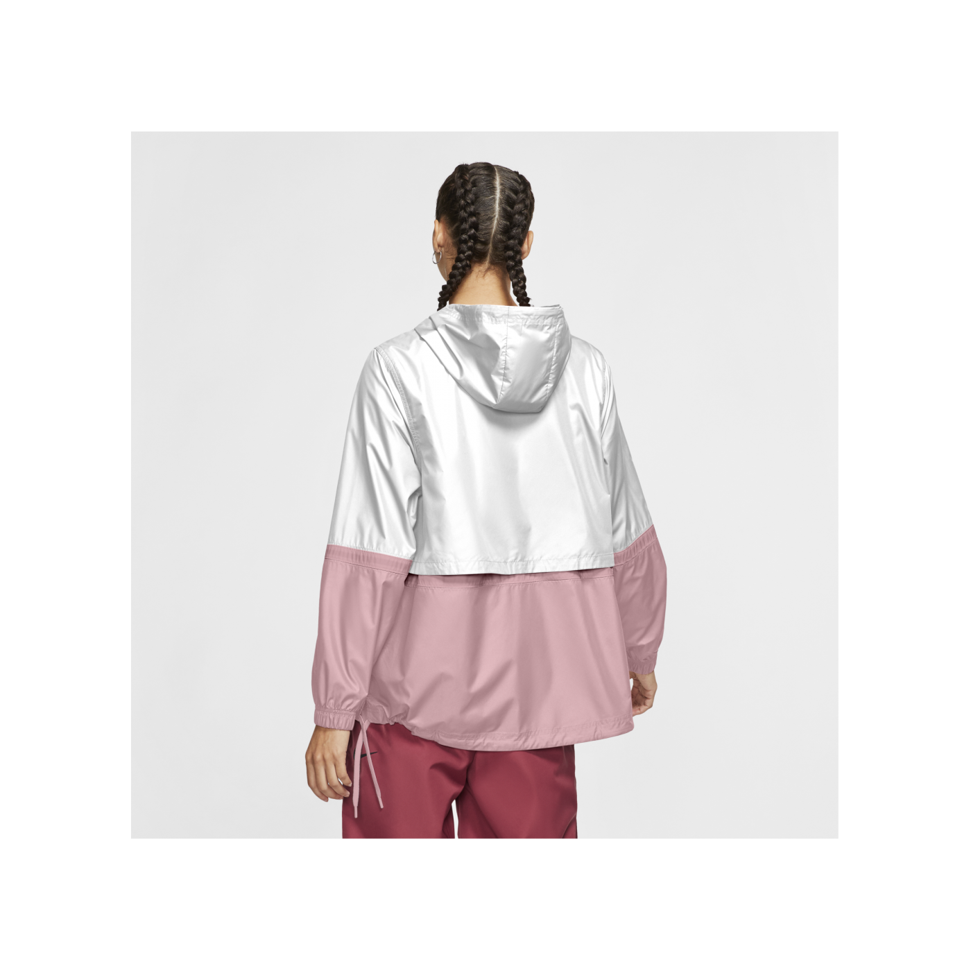 Nike Woven Jacke Damen Weiss Pink F109