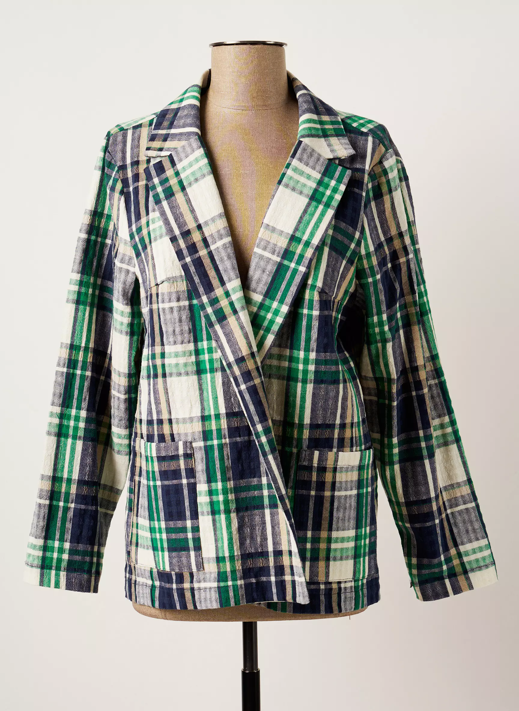 Toupy Blazers Femme couleur bleu