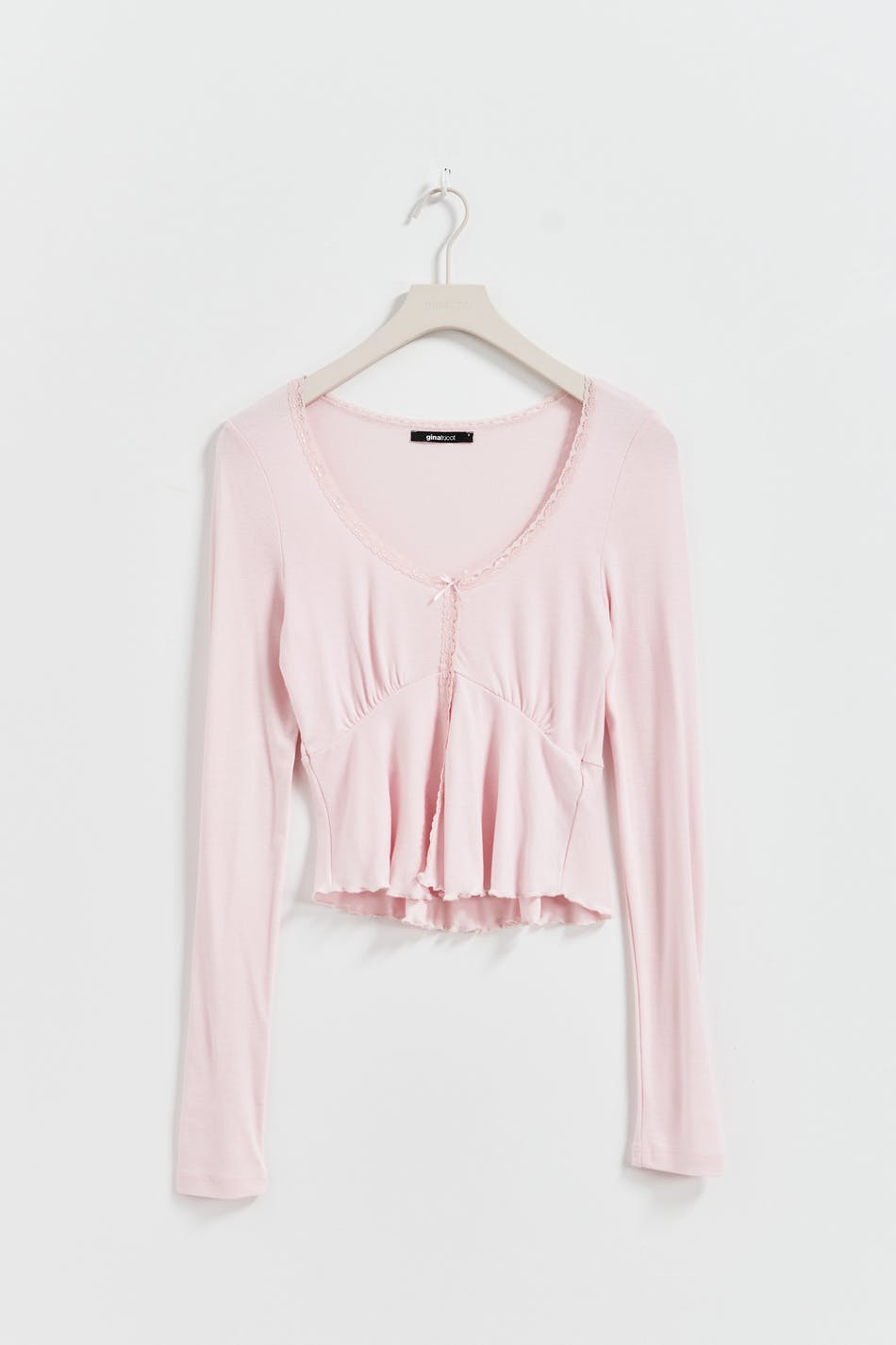 Lace detail top