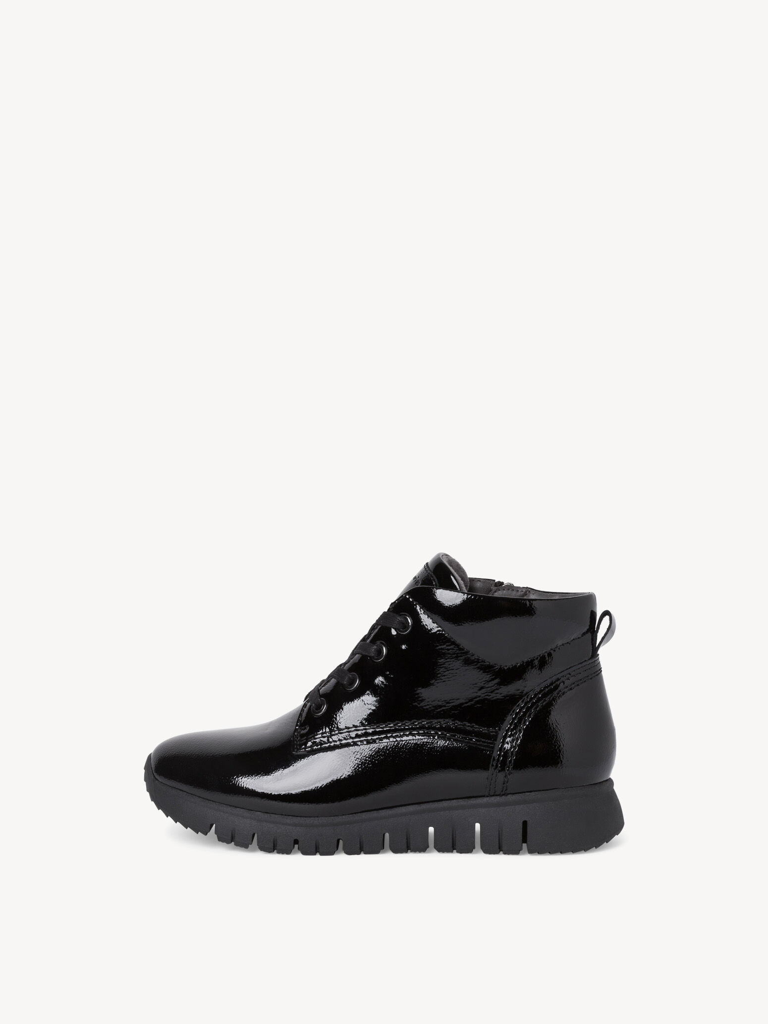 Bottine en cuir - noir