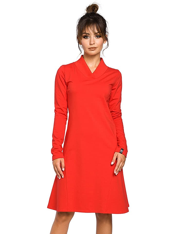 Be Wear Kleid in Rot günstig kaufen XXL