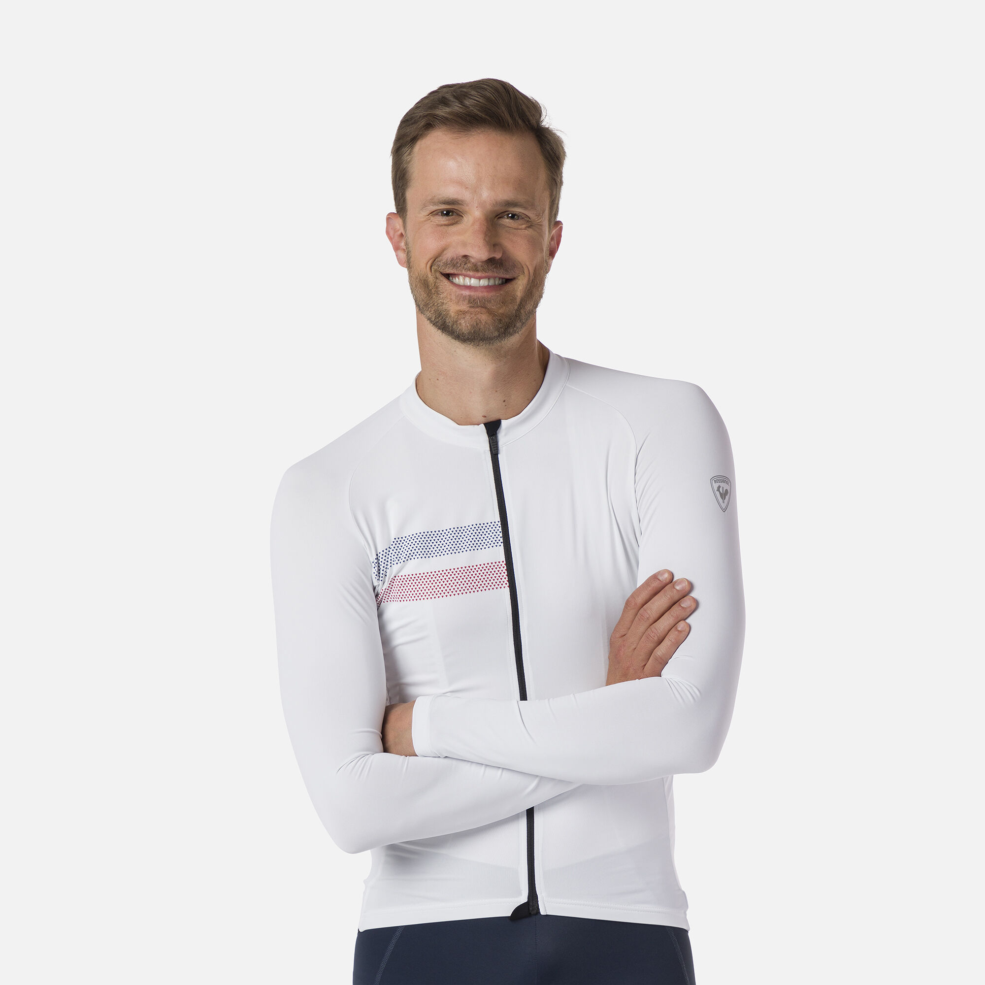 Maillot de vélo de route à manches longues pour homme