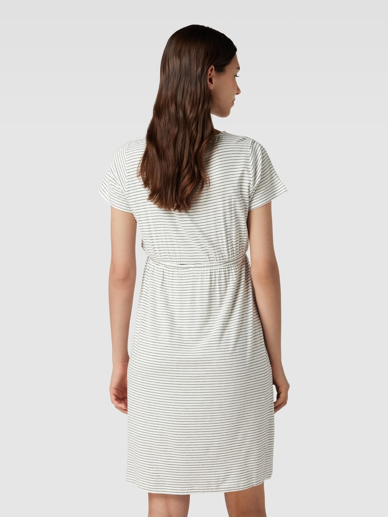 Umstands-Kleid mit Streifenmuster Modell 'ALISON' in offwhite