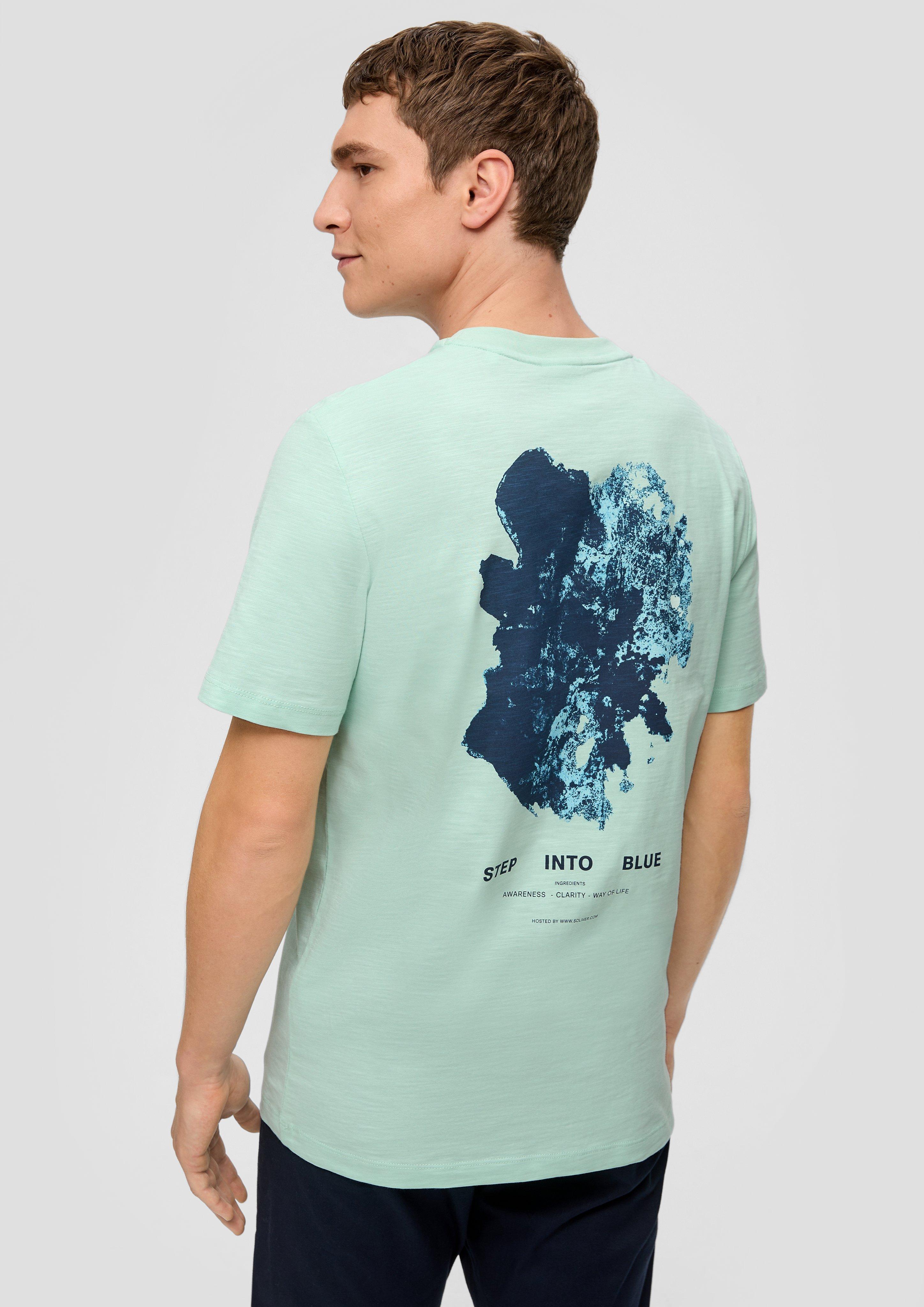 T-Shirt mit Rundhalsausschnitt  2143918-65D3