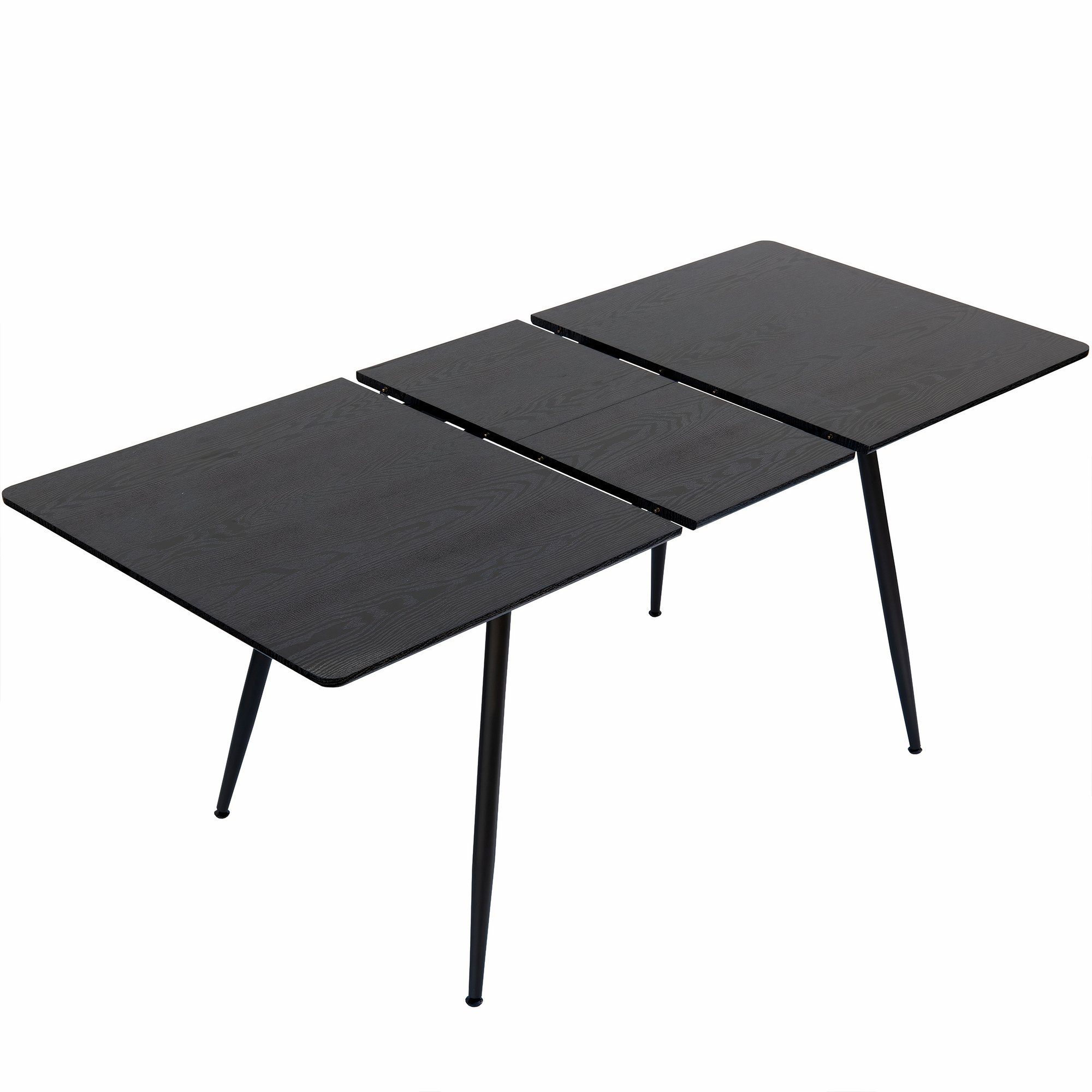 TRISENS Esstisch Mateo, Esstisch ausziehbar 140-180x80cm 6-10 Personen Küchentisch Holz Optik