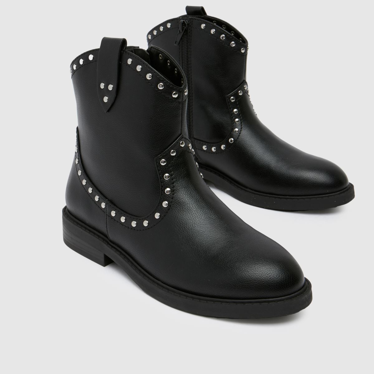 Schuh svarta kaktus westernstövlar för flickor och ungdomar