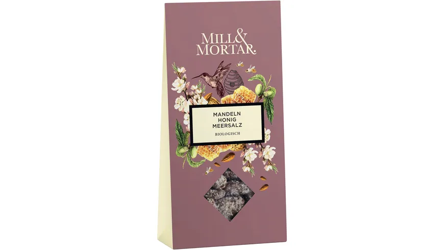 MILL&MORTAR Bio Mandeln in Honig & Meersalz 100 g