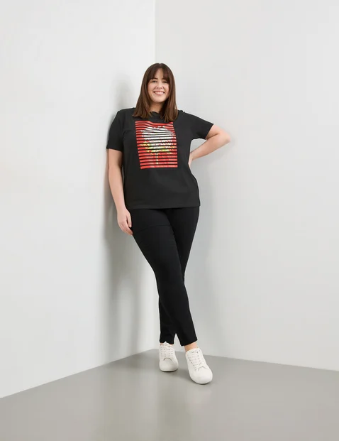 T-Shirt mit Frontprint