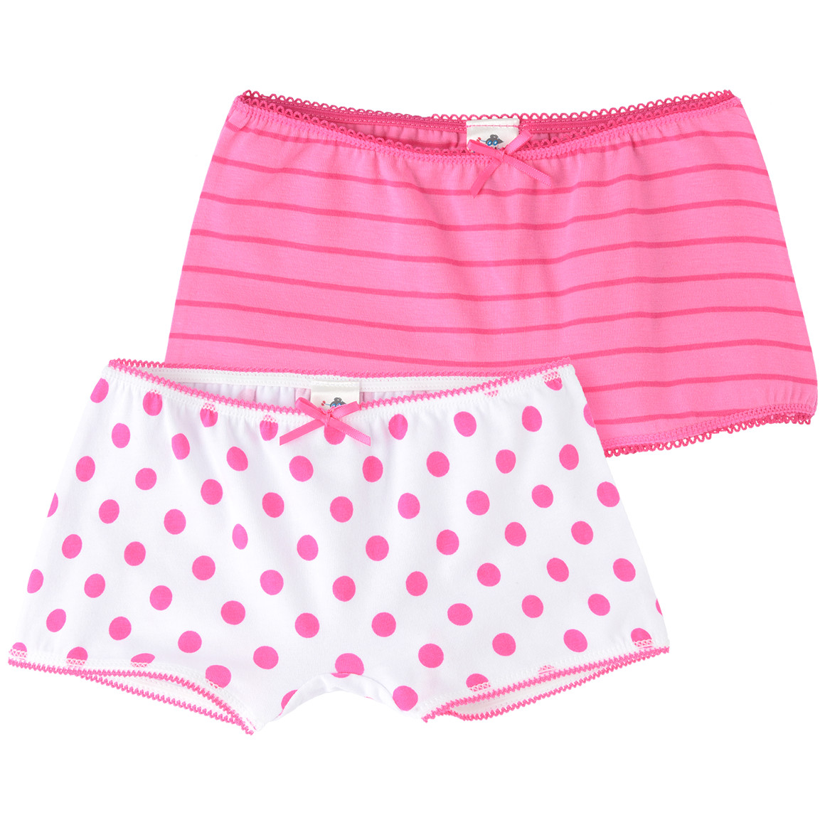 2 Mädchen Pantys in verschiedenen Dessins