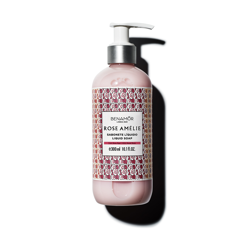 Benamor Savon Liquide Revitalisant Rose Amélie 300ml Soin Corps